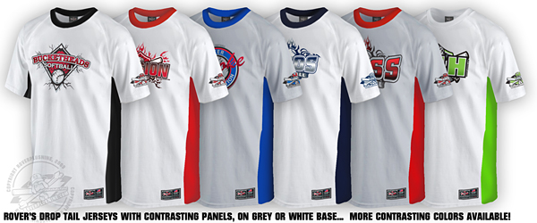 New Softball Team Jersey Shirt Designs ready to be customized to your Team name, colors, and details.